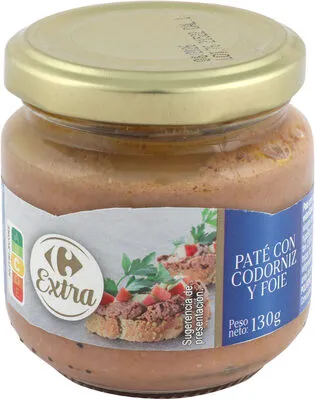 Paté de codorniz con foie