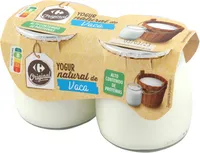 Yogur natural de vaca