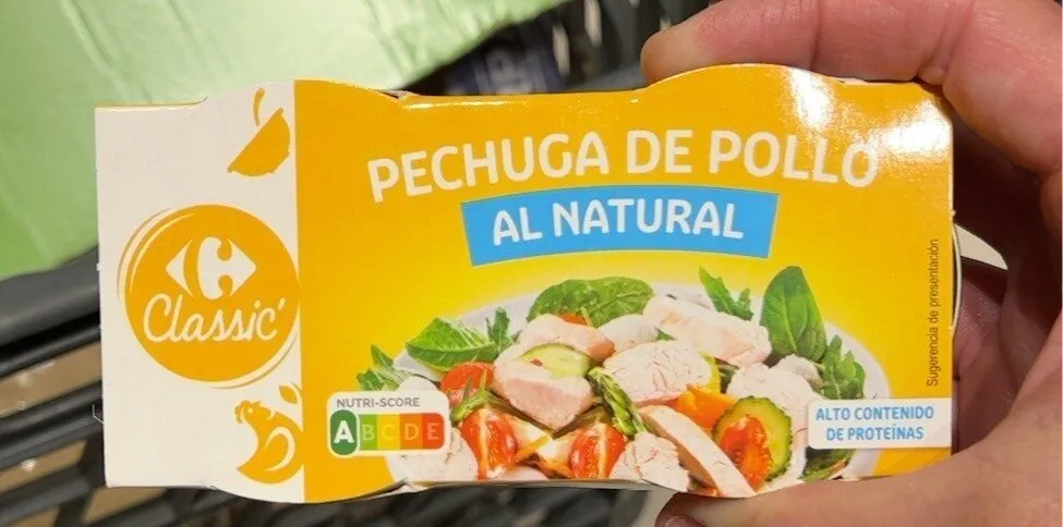 Pechuga de pollo al natural