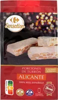 Porciones de Turrón de Alicante