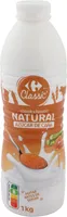 Yogur líquido natural con azúcar de caña