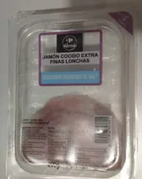 Jamón cocido extra finas lonchas contenido reducido de sal