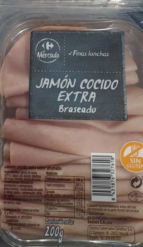 Jamon Cocido extra braseado