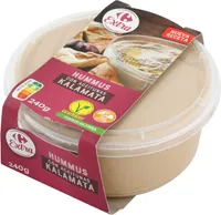Hummus con aceitunas kalamata