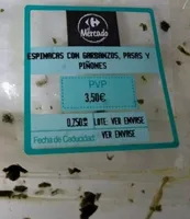 Espinacas con garbanzos