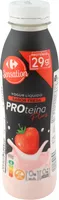 Yogur líquido sabor fresa proteína