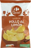 Patatas fritas con sabor a pollo y limón