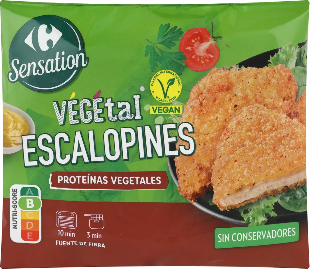 Escalopines vegetales