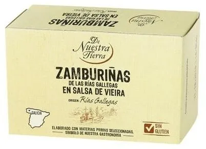 Zamburiñas en salsa de vieiras