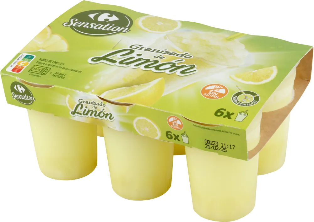 Granizado de limón X6