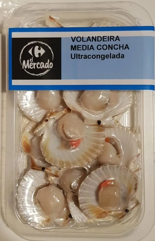 Volandeira Media Concha Ultracongelada