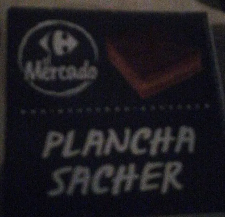 Plancha sacher
