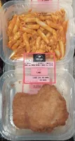 Macarrones a la boloñesa y libretos de lomo con jamón y queso