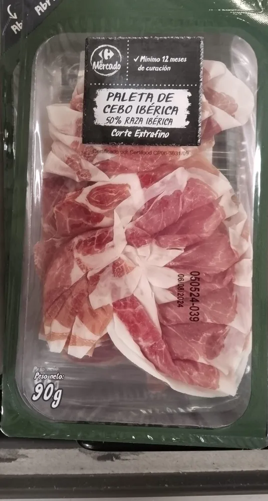 Paleta de cebo corte extrafino