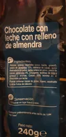 Onzas rellenas de praliné de almendras