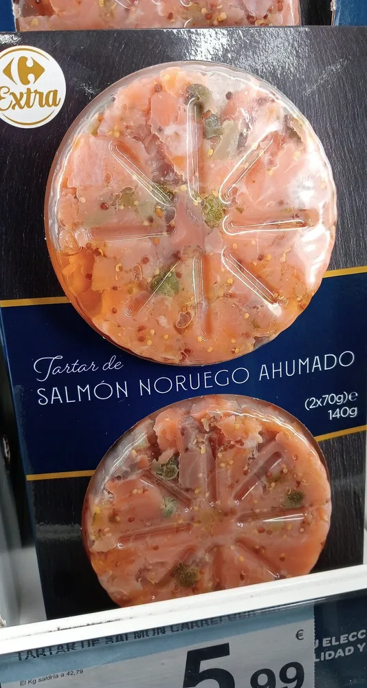 Tartar de Salmón Noruego Ahumado