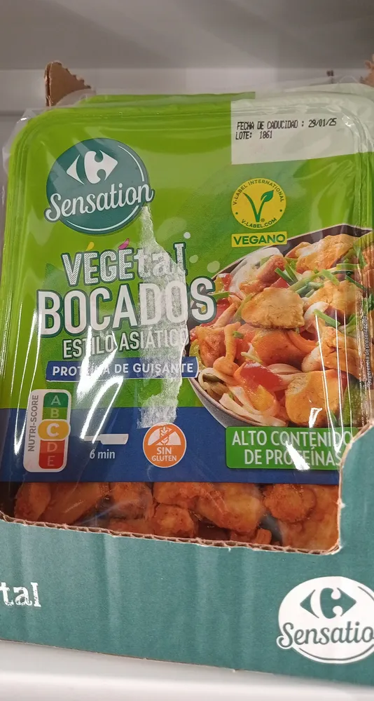 BOCADO VEGETAL ASIATICO CARREFOUR 180G