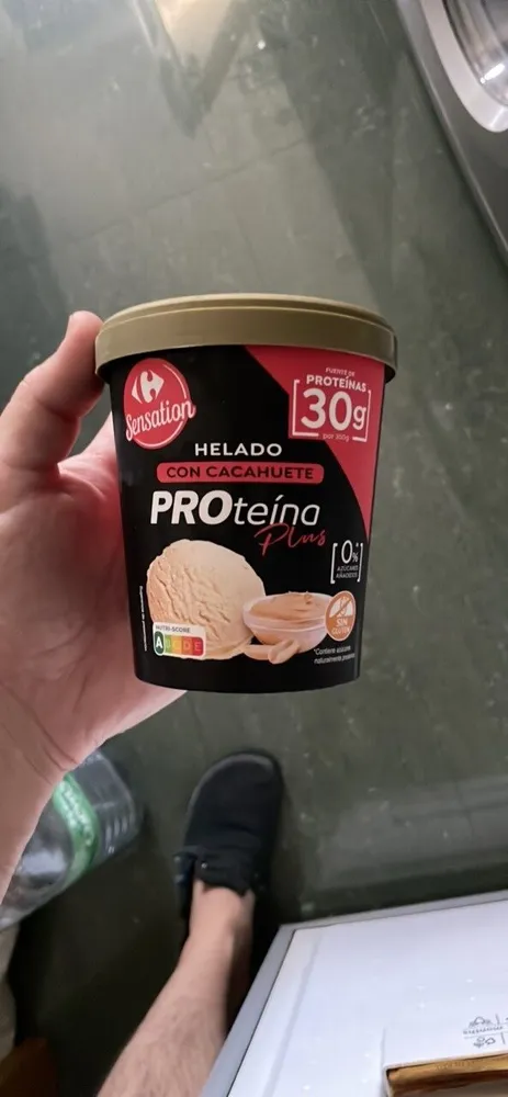 Helado con Cacahuete
