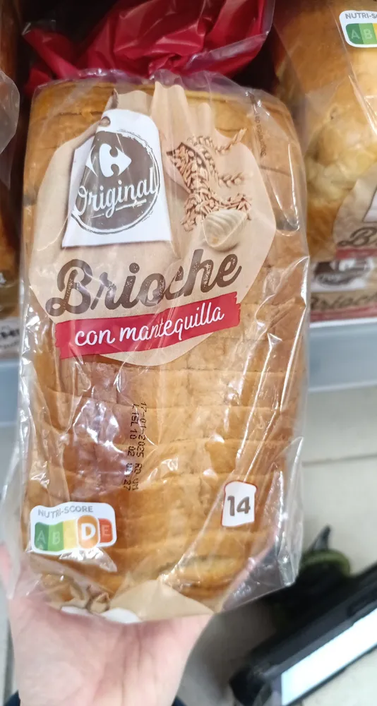 PAN BRIOCHE TRANCHEE CARREFOUR
