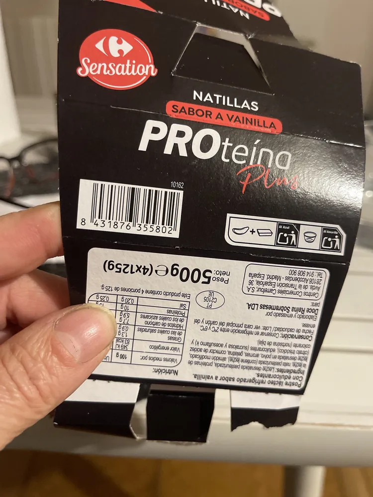 Natillas Sabor A Vainilla PROteína Plus