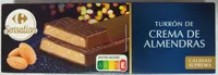 Turrón de crema de almendras