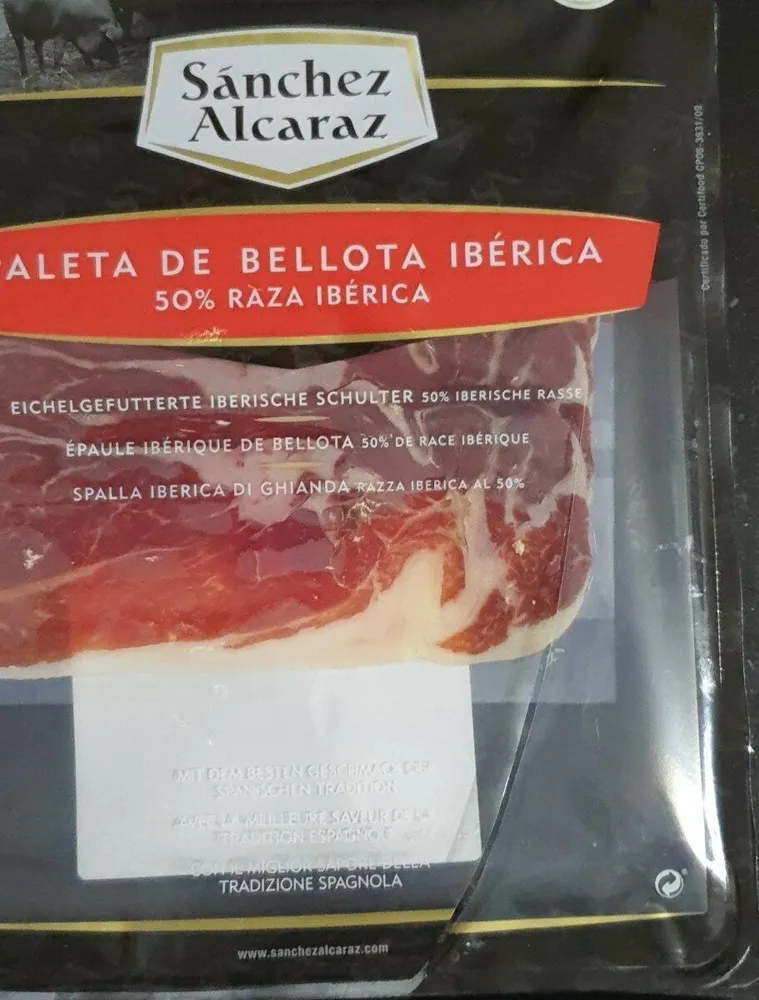 Paleta de bellota iberica