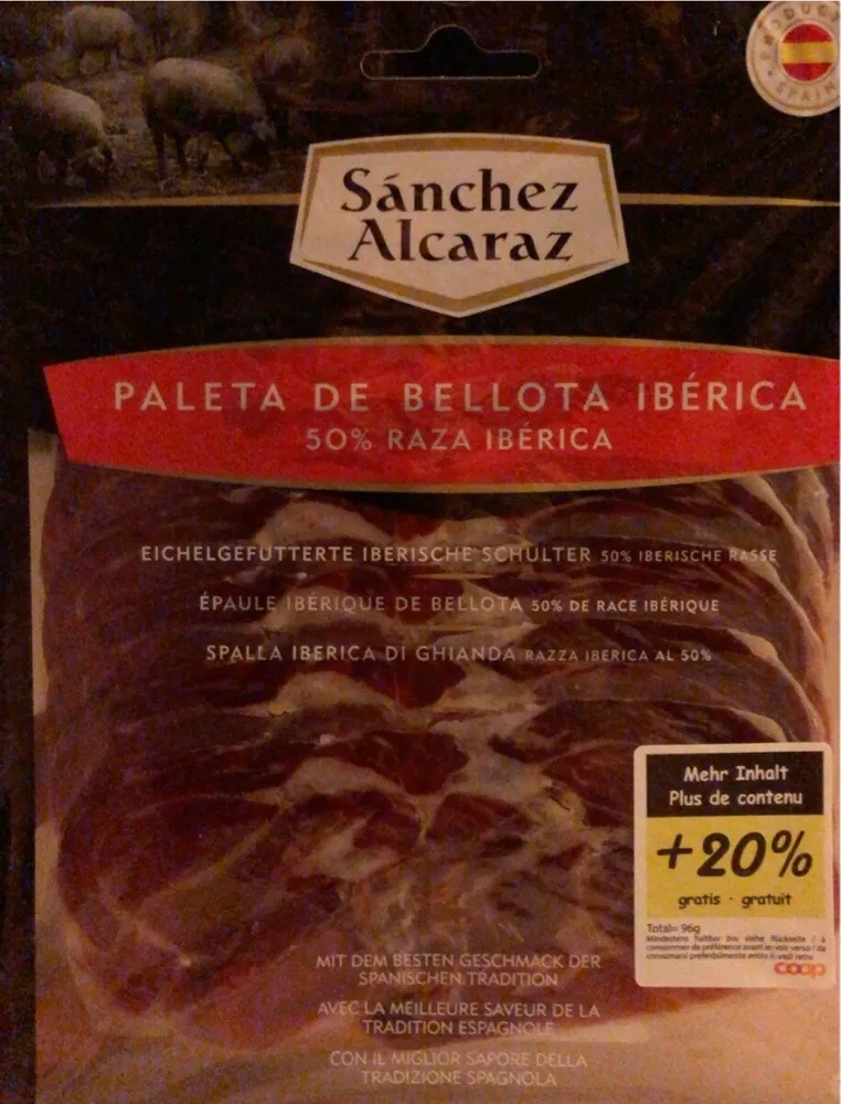 Paleta de bellota ibérica