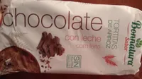 Tortitas de arroz de chocolate