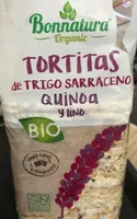 Tortitas de trigo sarraceno quinoa y lino