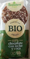 Tortitas bio arroz chocolate y coco