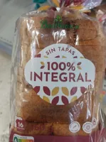 Pan de molde sin tapas 100% integral