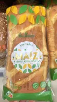 Pan de molde de maíz y semillas de girasol sin tapas
