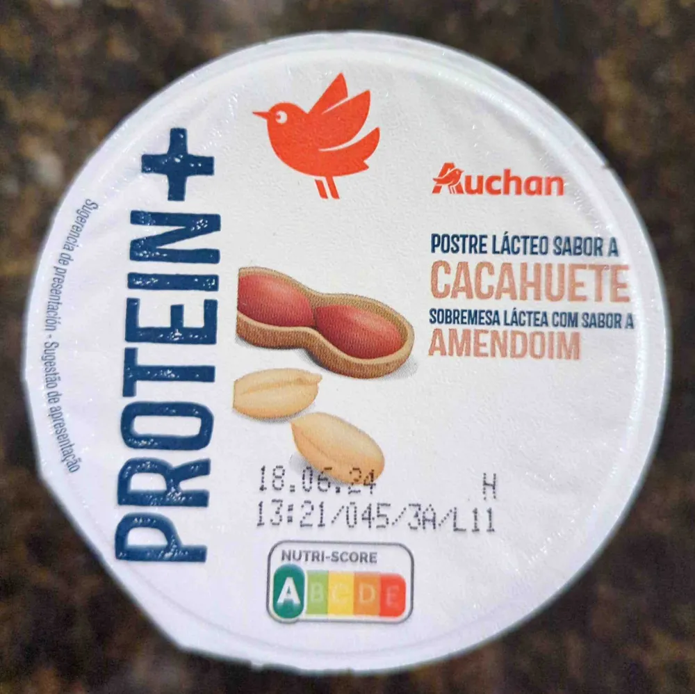 Postre Lácteo Sabor a Cacahuete