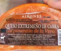 Queso extremeño de cabra al pimenton de la Vera