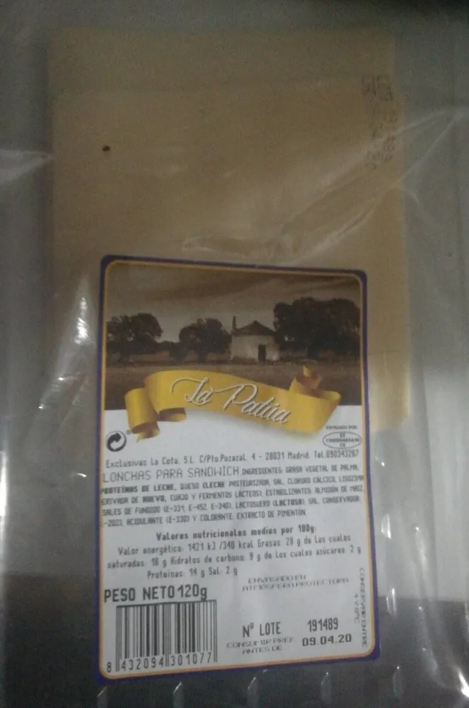 Lonchas para sándwich