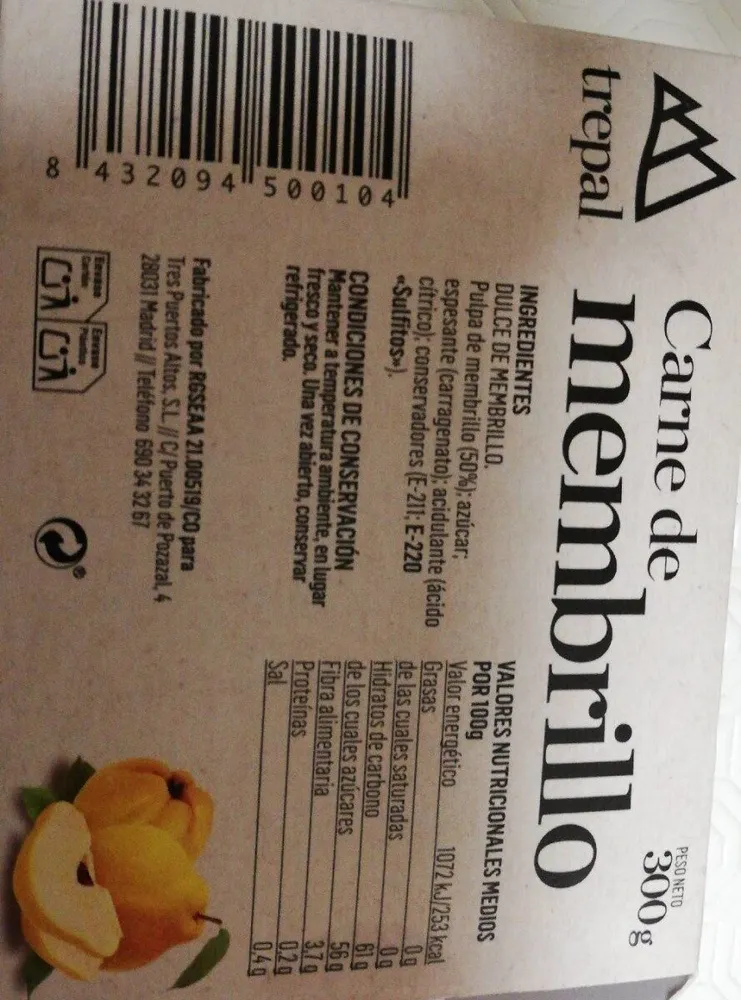 Carne de membrillo