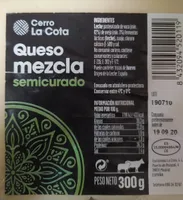 Queso mezcla semicurado