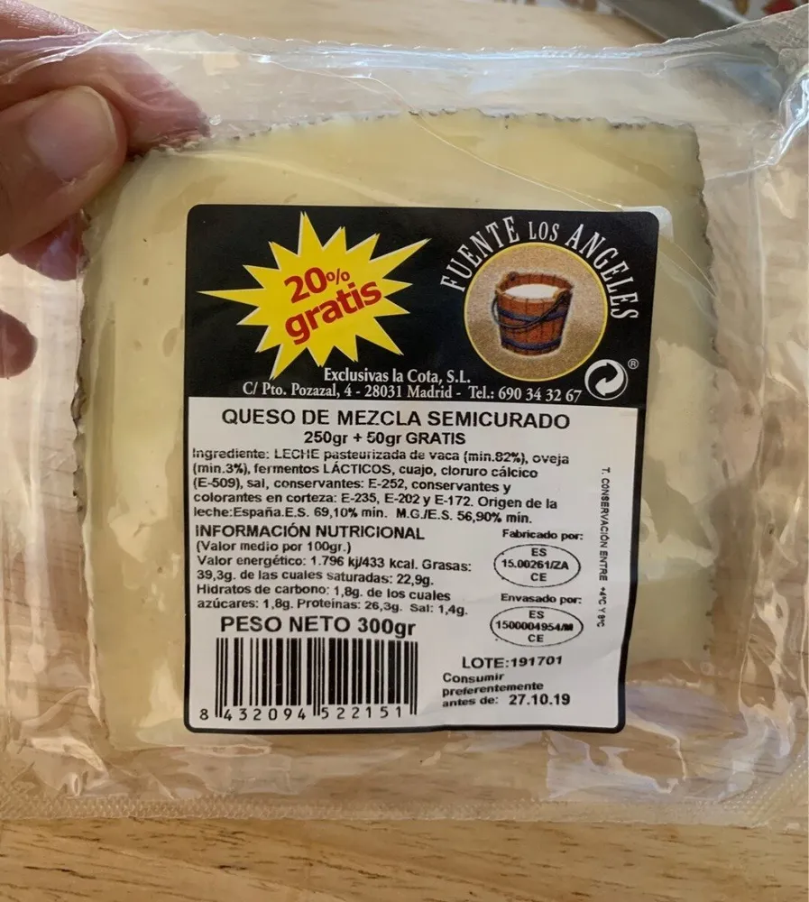 Queso de Mezcla Semicurado