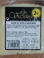 Queso mezcla semicurado La Vecería