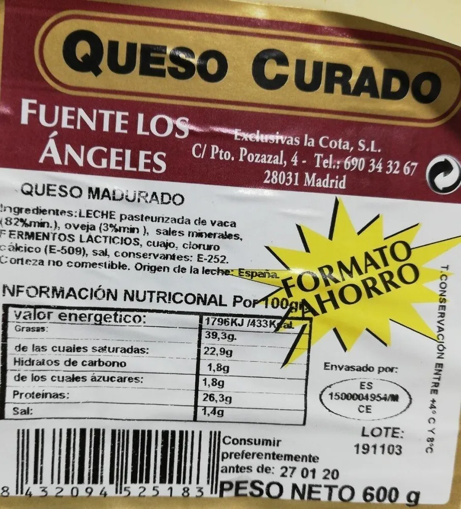 Queso curado