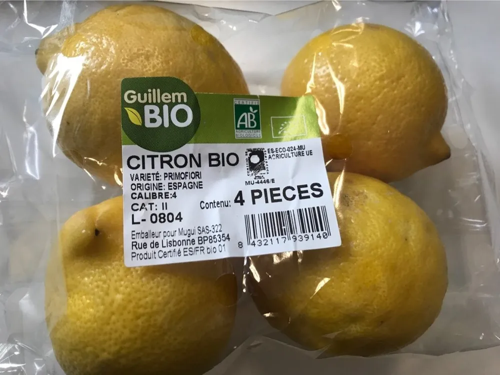 Citrons bio