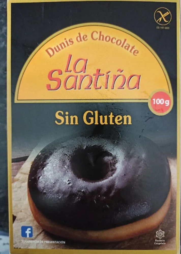 Dunis de chocolate sin gluten
