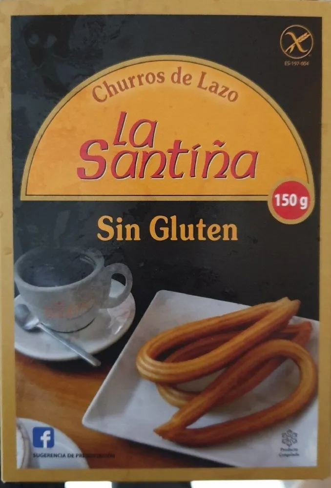 Churros de lazo sin gluten
