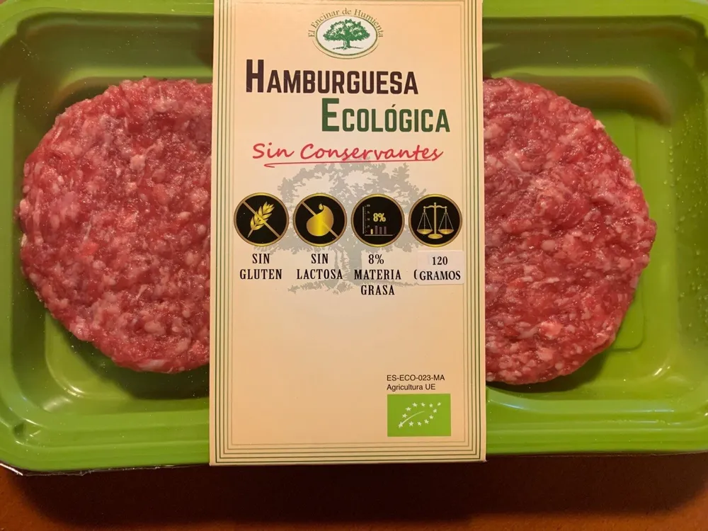 Hamburguesa carne vacuno eco
