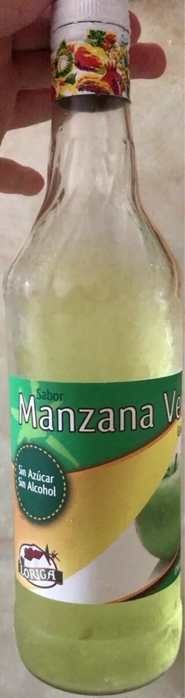 Licor sin alcohol sabor manzana