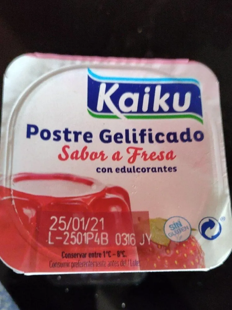 Postre gelificado