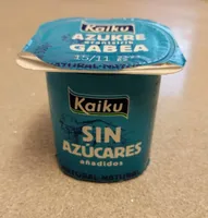 Yogur natural sin azucares añadidos