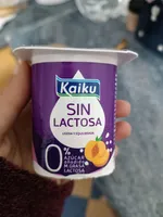 Sin lactosa yogur con piña