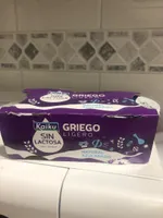 Sin lactosa yogur griego ligero