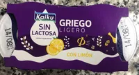 Yogur griego ligero con limón sin lactosa